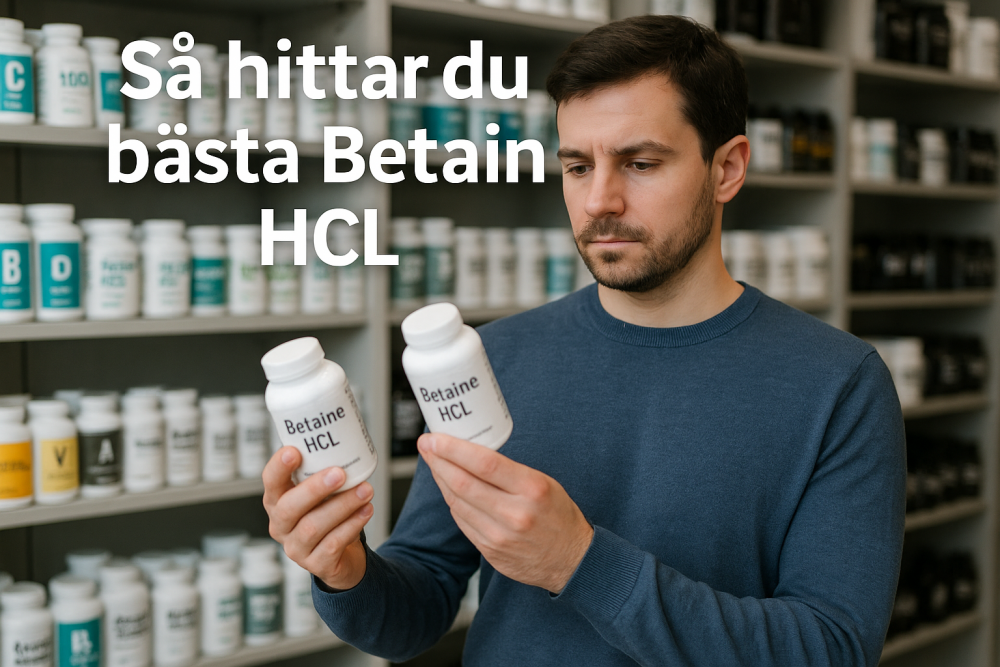 så hittar du bästa betain hcl