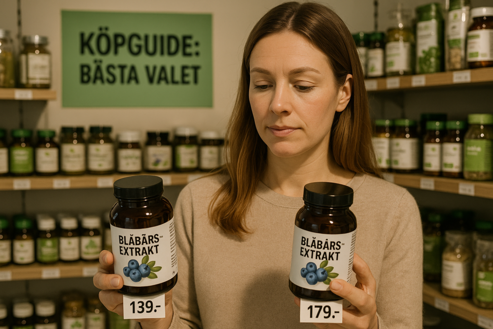 så hittar du bästa blåbärsextrakt