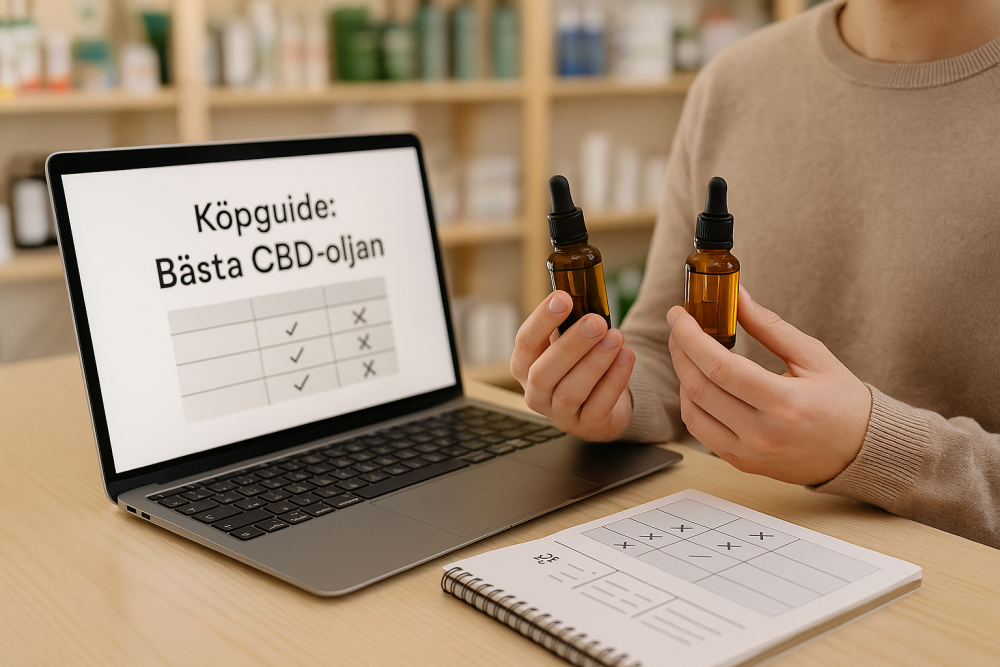 så hittar du bästa cbd-olja