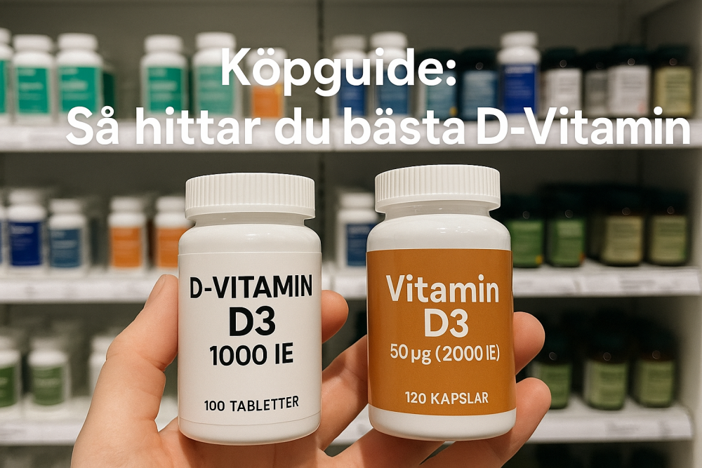 så hittar du bästa d-vitamin