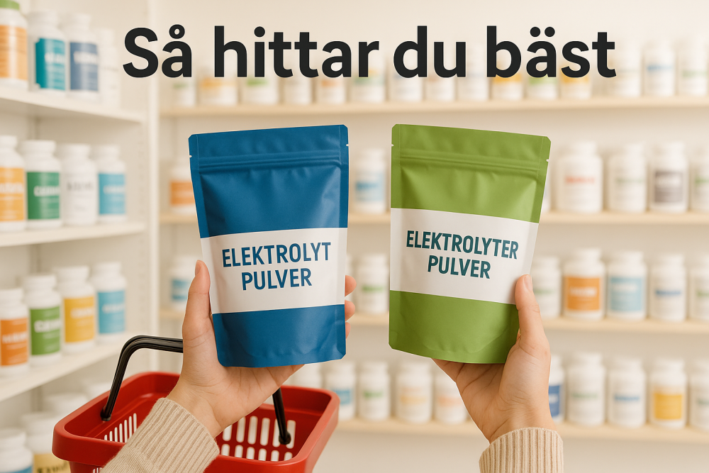 så hittar du bästa elektrolytpulver