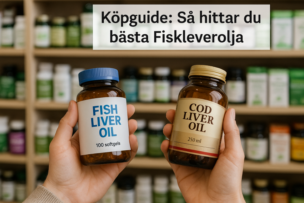 så hittar du bästa fiskleverolja