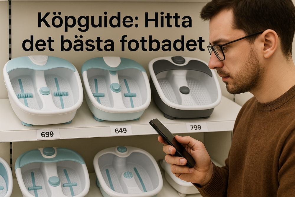så hittar du bästa fotbad