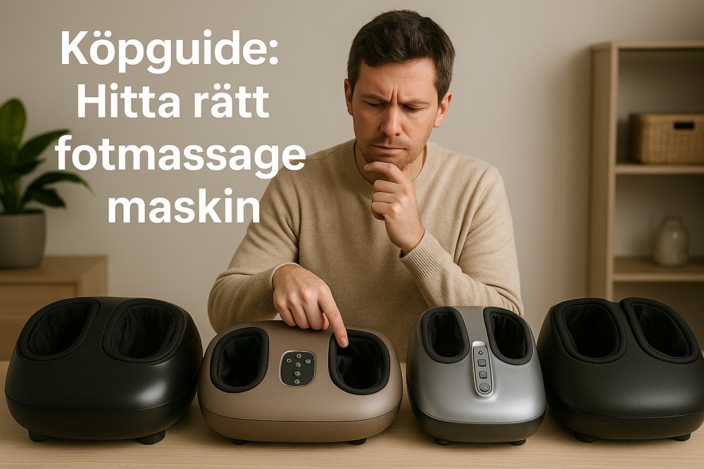 så hittar du bästa fotmassage maskin