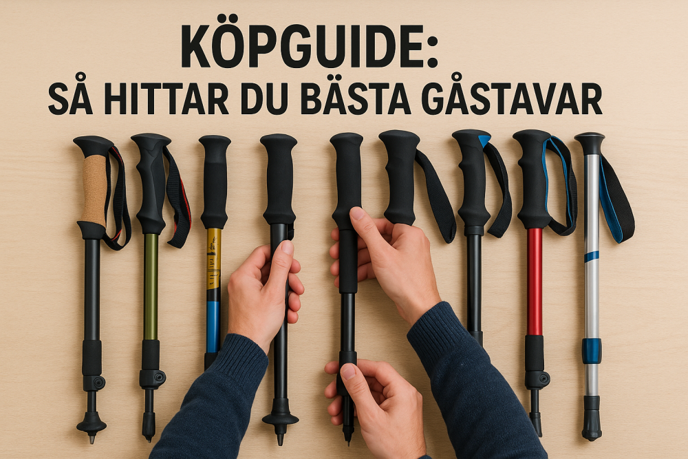 så hittar du bästa gåstavar