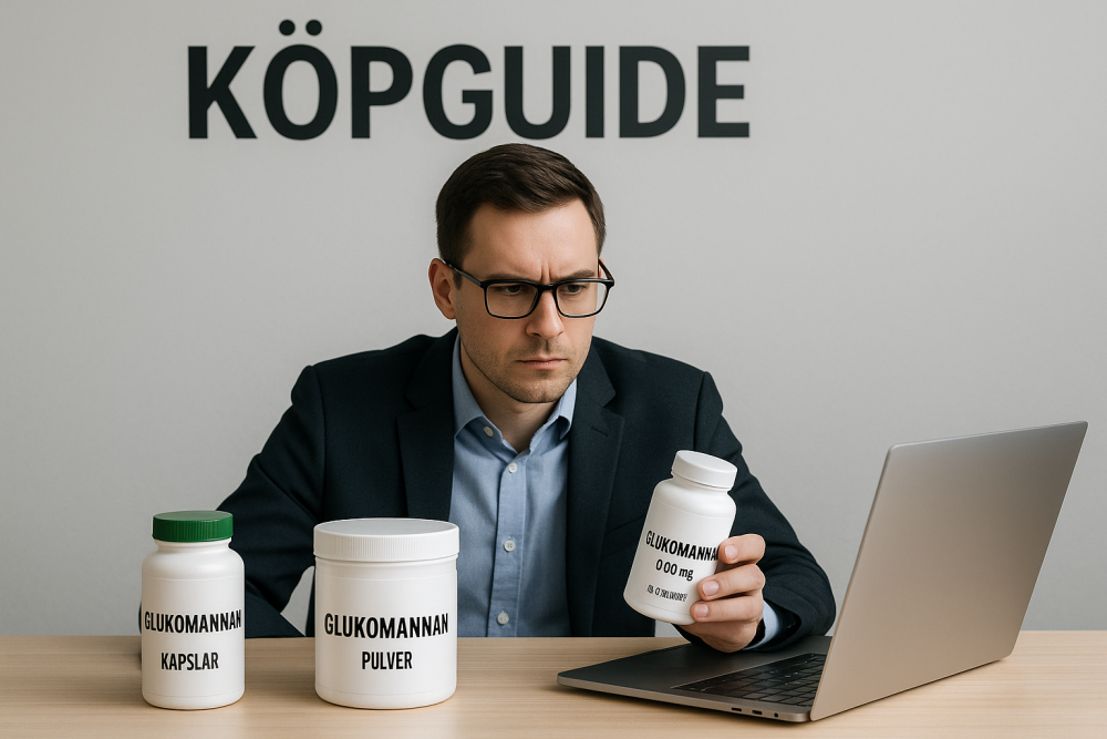 så hittar du bästa glukomannan