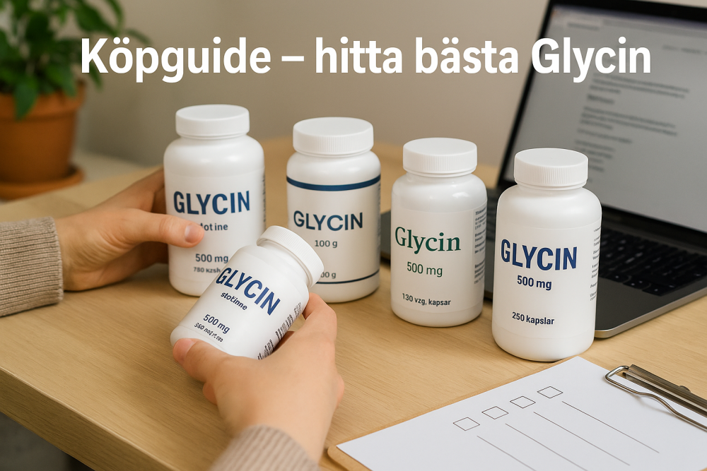 så hittar du bästa glycin