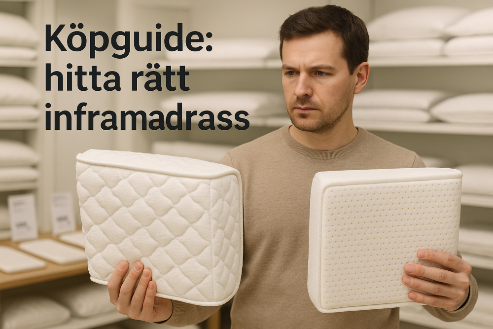 så hittar du bästa inframadrass