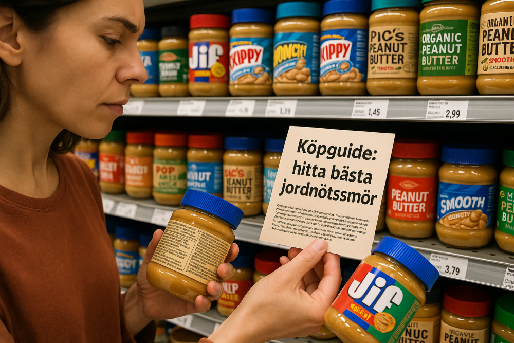 så hittar du bästa jordnötssmör