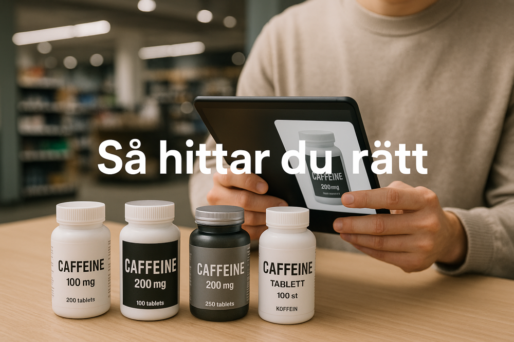 så hittar du bästa koffeintabletter