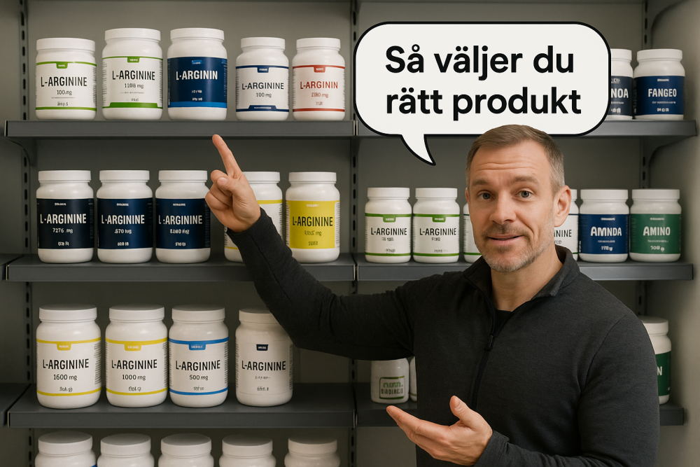 så hittar du bästa l-arginin