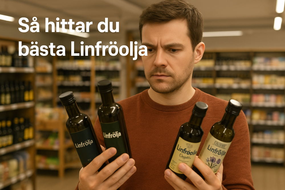 så hittar du bästa linfröolja