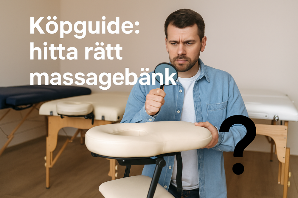 så hittar du bästa massagebänk