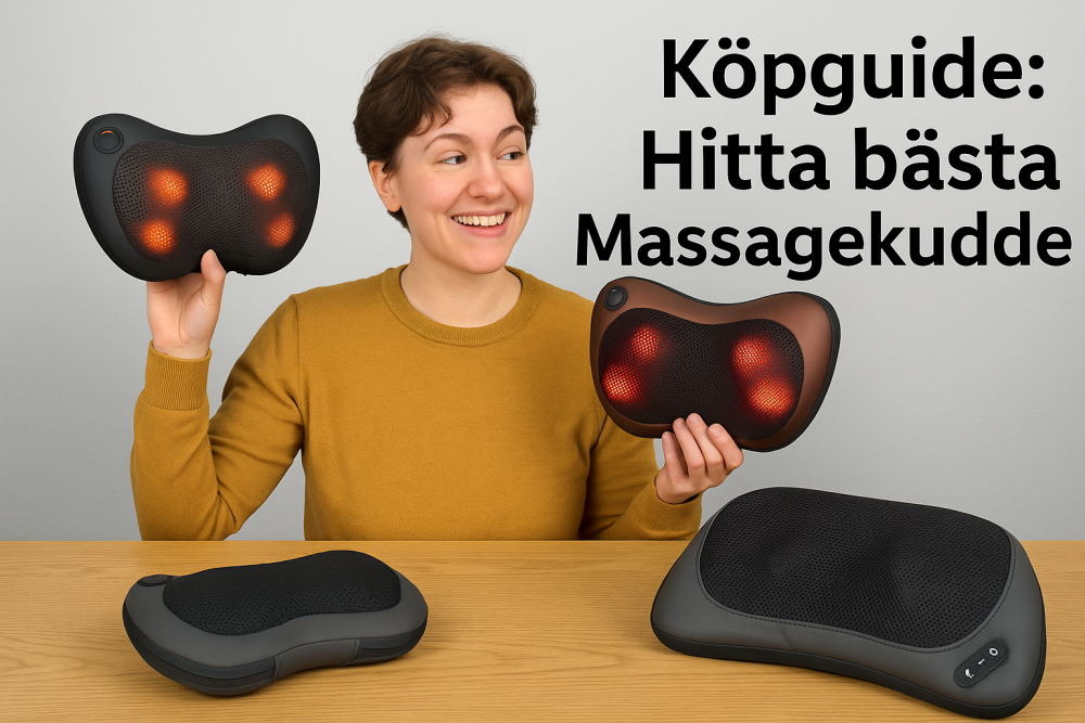 så hittar du bästa massagekudde