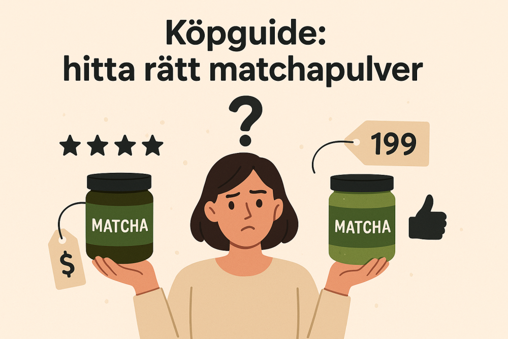 så hittar du bästa matchapulver