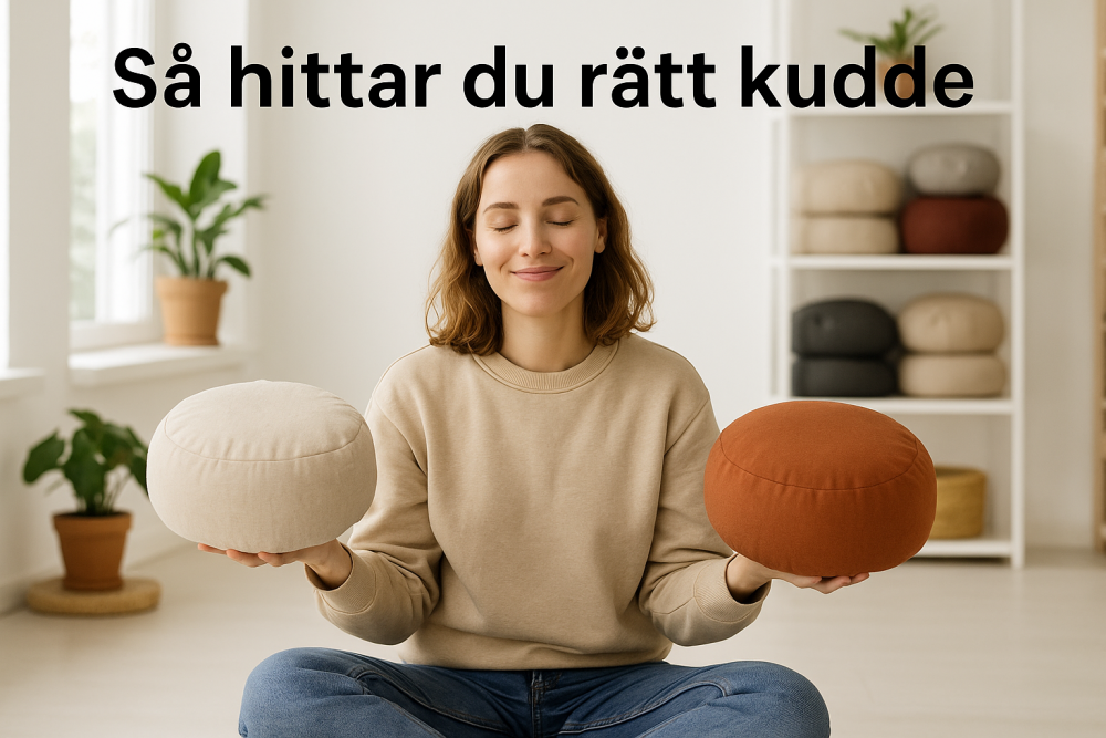 så hittar du bästa meditationskudde