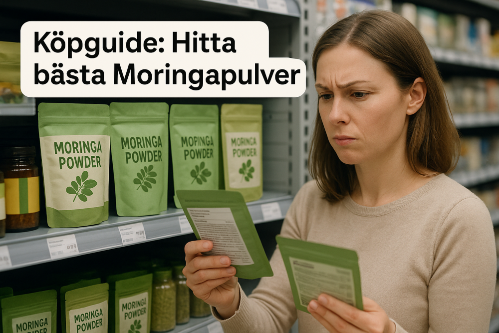 så hittar du bästa moringapulver