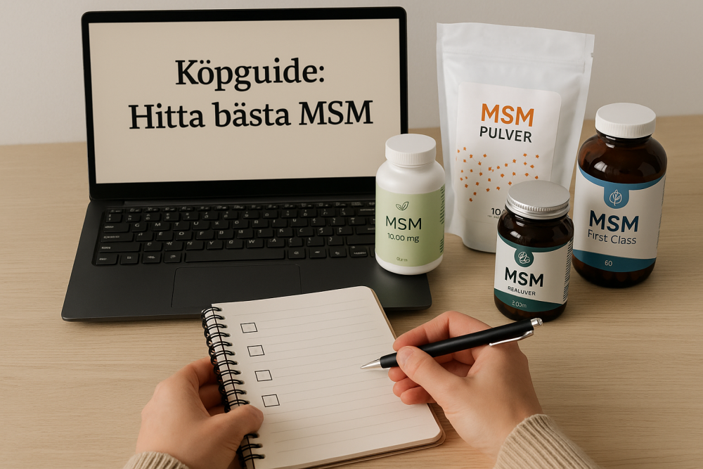så hittar du bästa msm