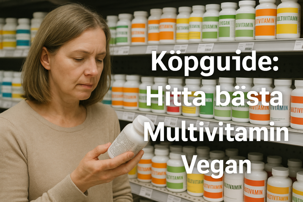 så hittar du bästa multivitamin vegan