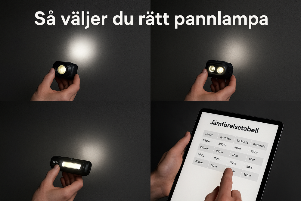så hittar du bästa pannlampa