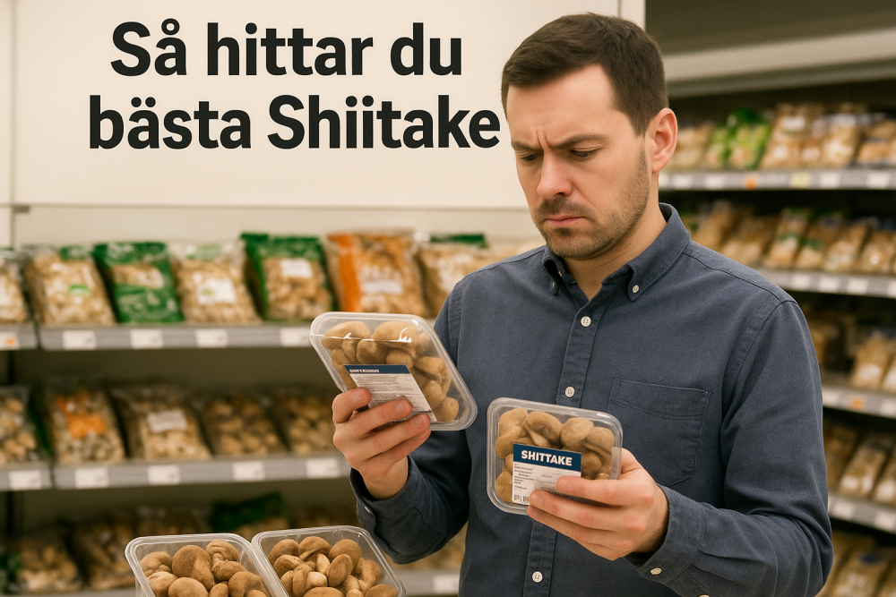 så hittar du bästa shiitake