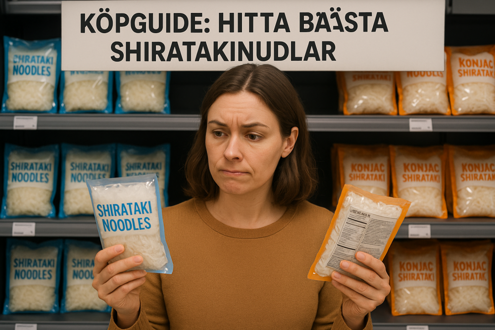 så hittar du bästa shiratakinudlar