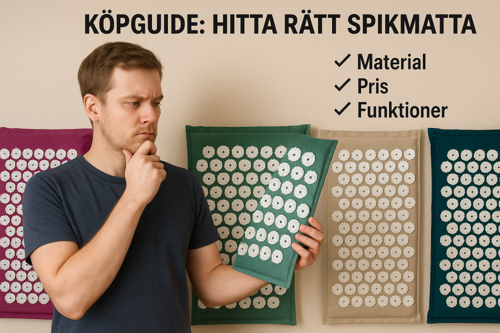 så hittar du bästa spikmatta
