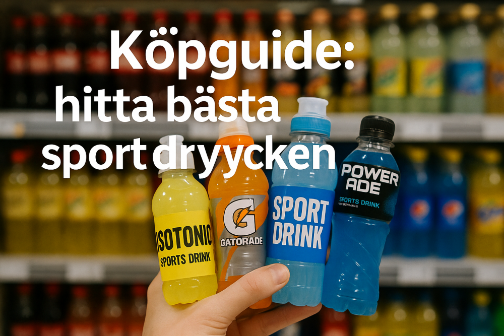 så hittar du bästa sportdryck
