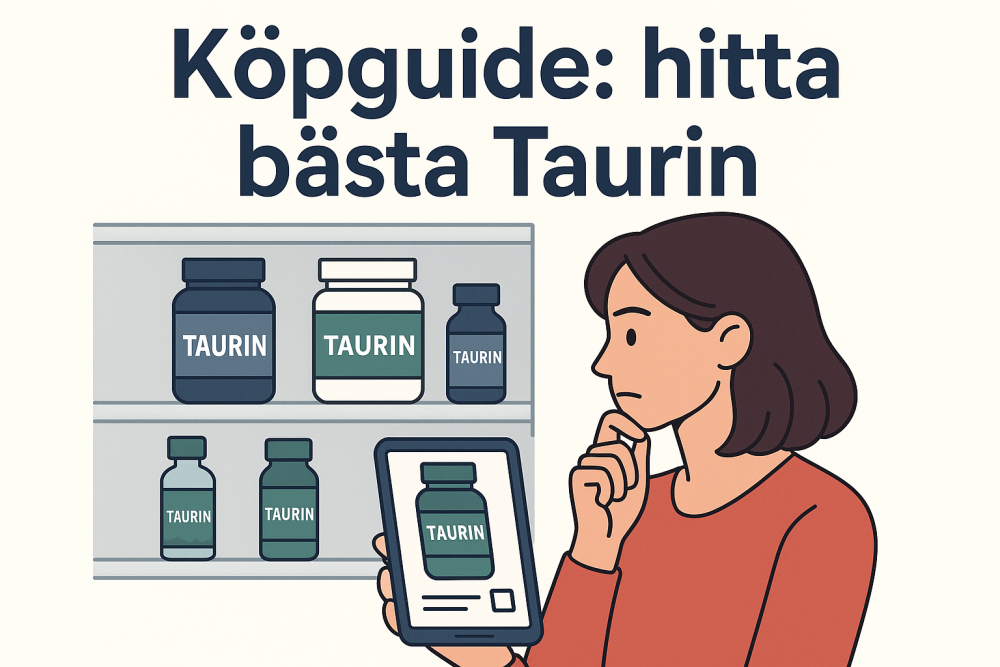 så hittar du bästa taurin