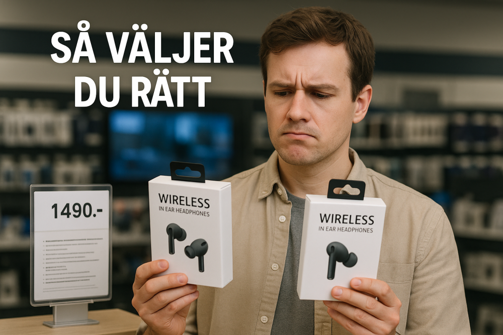 så hittar du bästa trådlösa in-ear hörlurar