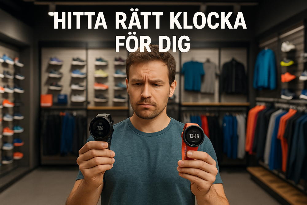 så hittar du bästa träningsklocka