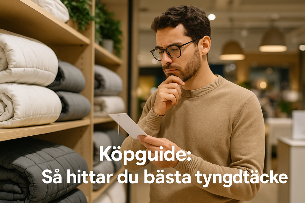 så hittar du bästa tyngdtäcke