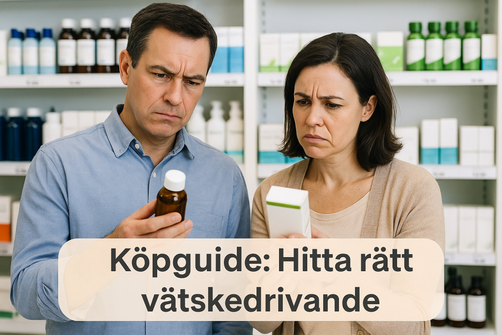 så hittar du bästa vätskedrivande