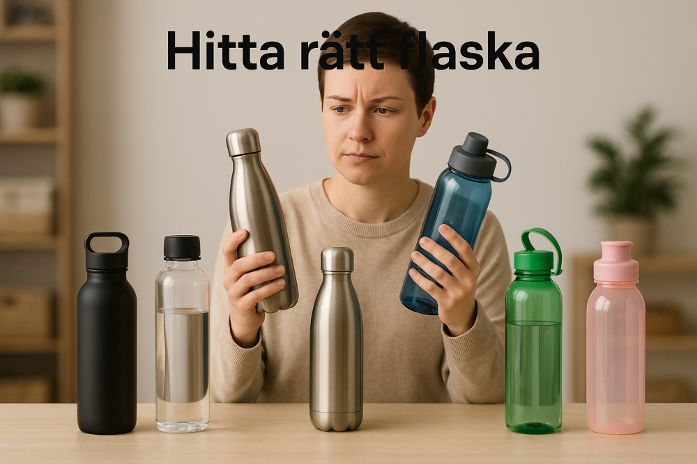 så hittar du bästa vattenflaska