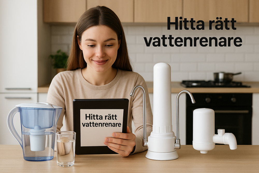 så hittar du bästa vattenrenare