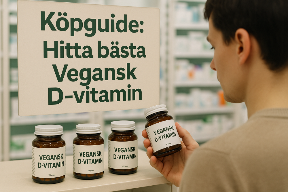 så hittar du bästa vegansk d-vitamin
