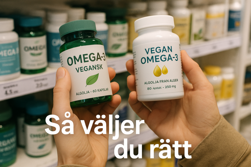 så hittar du bästa vegansk omega-3