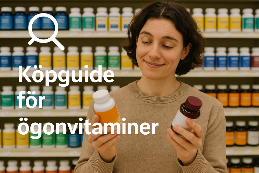 så hittar du bästa vitaminer för ögonen