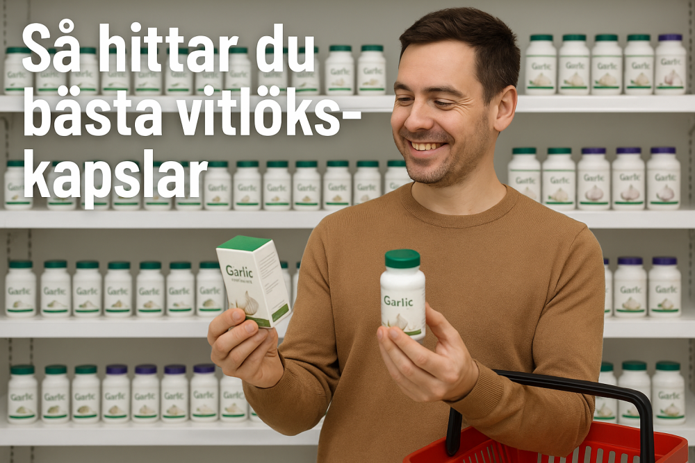 så hittar du bästa vitlökskapslar