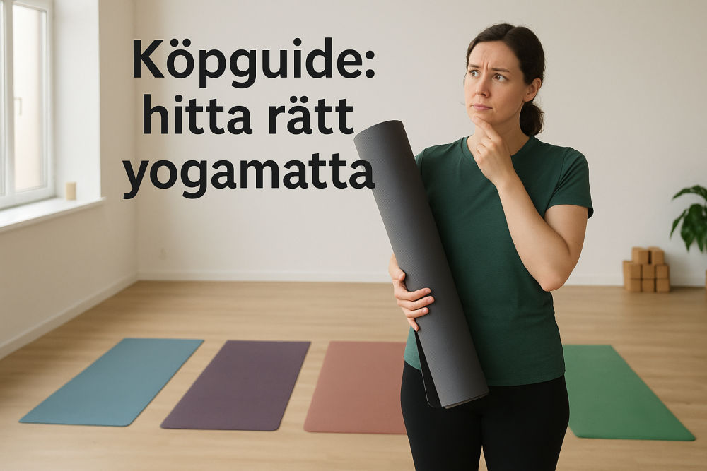 så hittar du bästa yogamatta